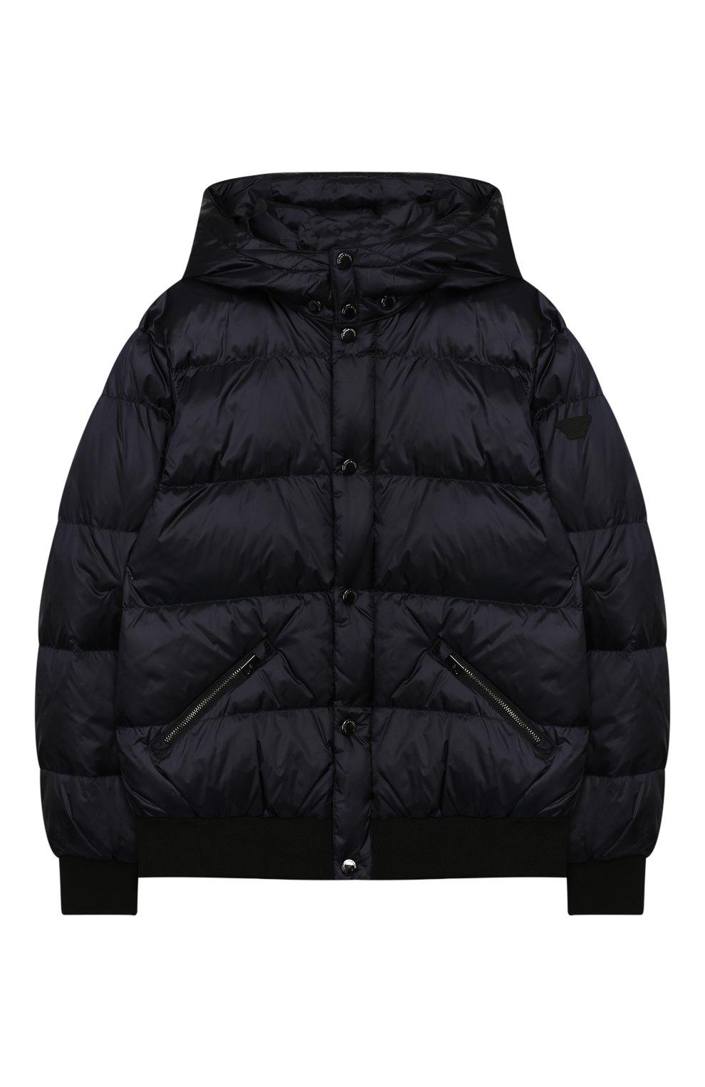 Утепленная куртка EMPORIO ARMANI темно-синего цвета по цене 32200 руб., арт. 6G4B84/4NGYZ, фото 1 Утепленная куртка EMPORIO ARMANI, арт. 6G4B84/4NGYZ, фото 1