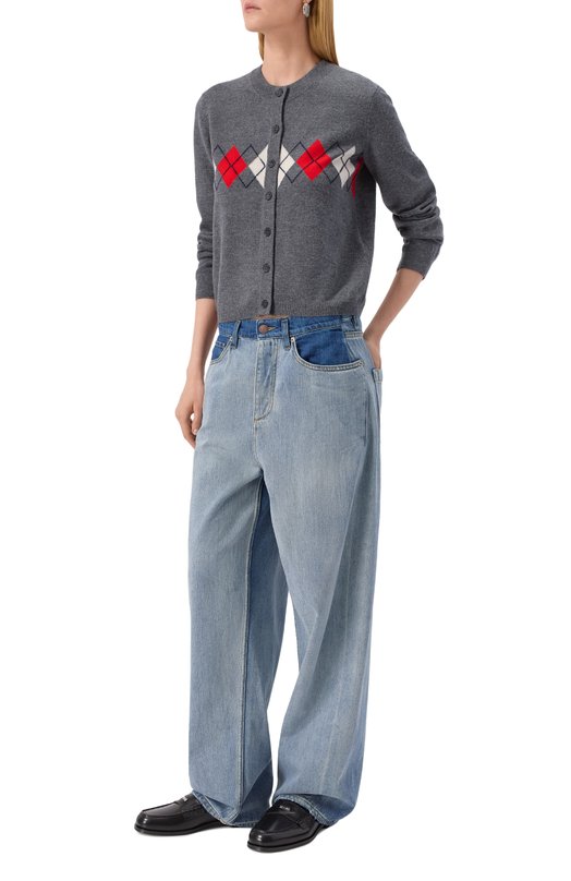 Шерстяной кардиган A.P.C. F22333/WVBDR Серый  F22333/WVBDR Фото 2