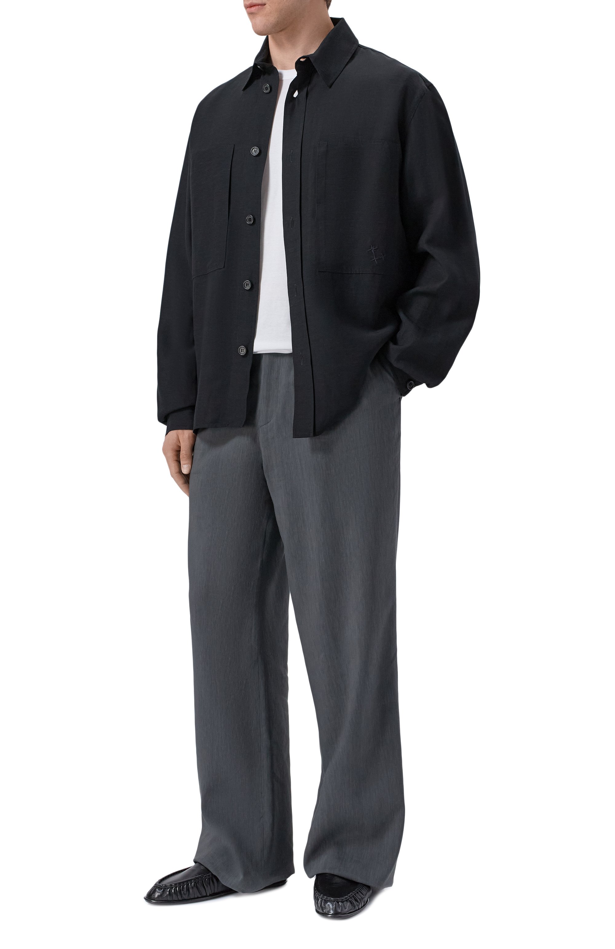 Рубашка из вискозы и льна LANEUS, арт. S6LAMASI072, фото 2