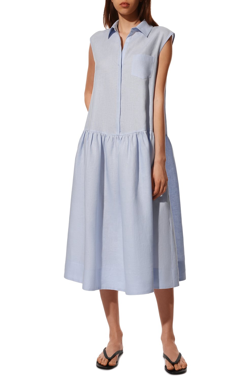 Льняное платье WEEKEND MAX MARA, арт. GETTO 32210626, фото 3