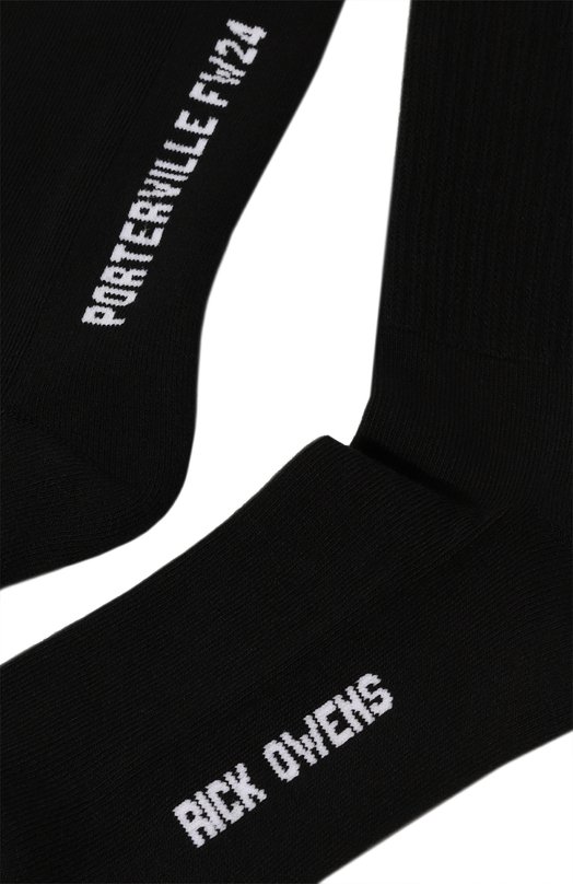 Носки Rick Owens RU02D6499/S0CKC Чёрный  RU02D6499/S0CKC Фото 2