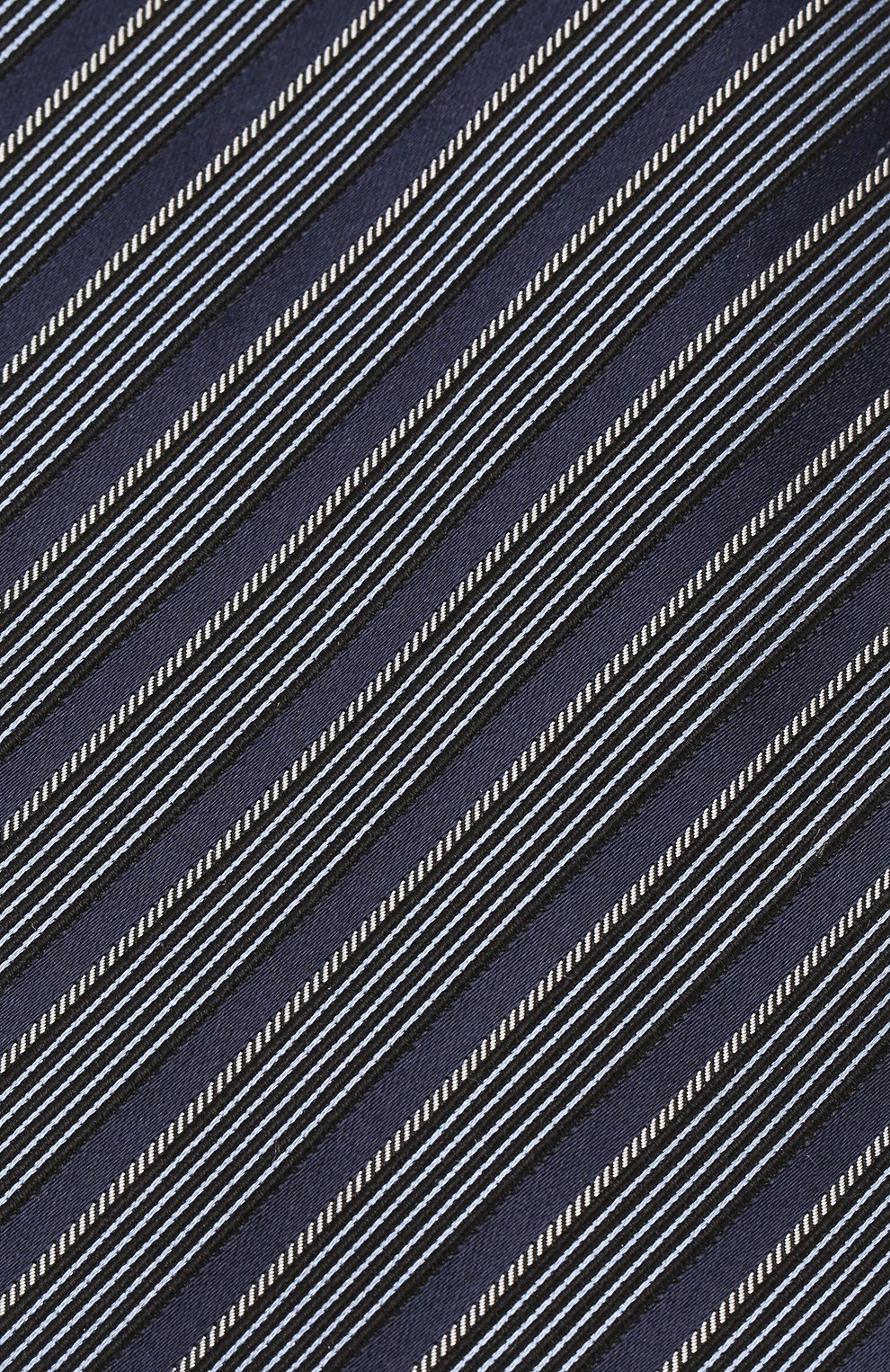 Шелковый галстук с узором ZEGNA темно-синего цвета по цене 22850 руб., арт. Z4E18/1XW, фото 3 Шелковый галстук с узором ZEGNA, арт. Z4E18/1XW, фото 3