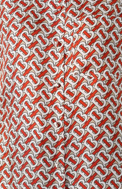 Шелковая рубашка BURBERRY, арт. 8016683, фото 5