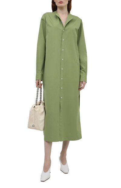 Хлопковое платье JIL SANDER, арт. JPPS500206-WS244500, фото 2