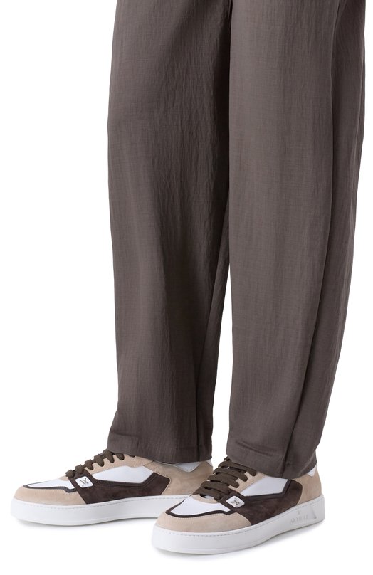 Замшевые кеды Artioli 0S590/SUEDE/VITELL0 Бежевый  0S590/SUEDE/VITELL0 Фото 3