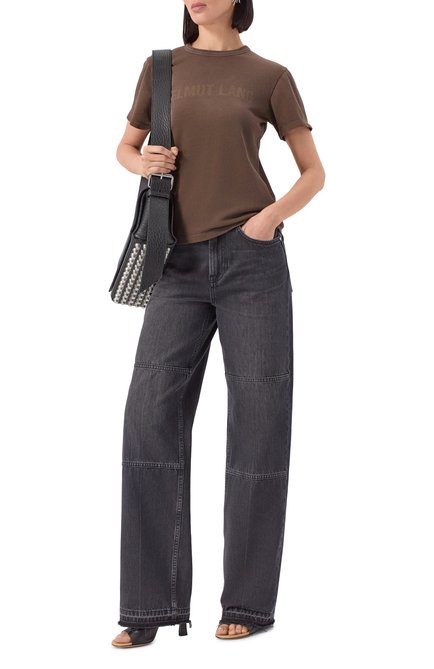 Женская хлопковая футболка HELMUT LANG, арт. P05HW508