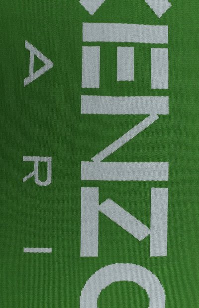 Шарф из хлопка и шерсти KENZO, арт. FC68EU150KED/77, фото 4