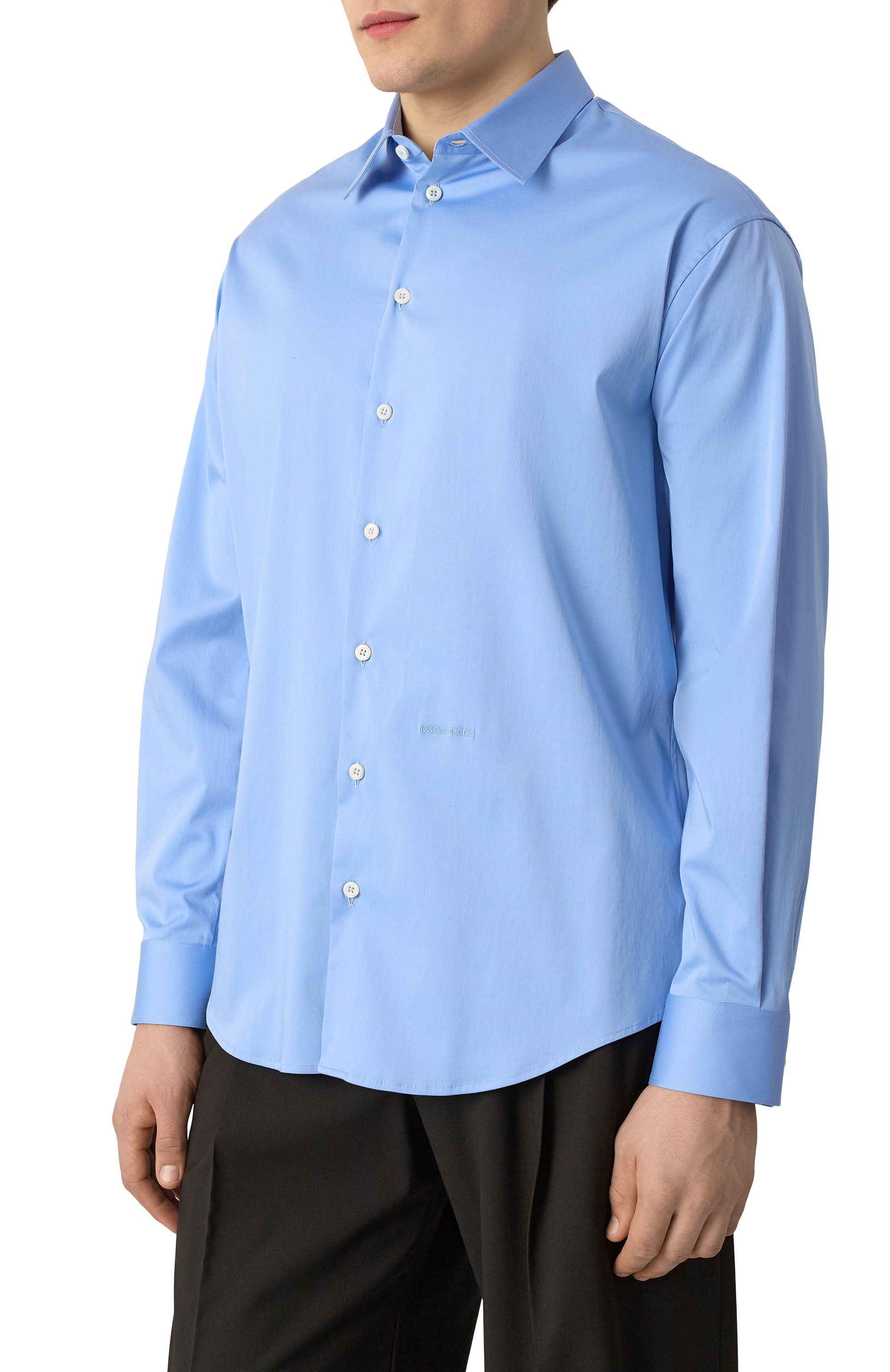 Хлопковая рубашка DSQUARED2, арт. S74DM0894/D35200, фото 3