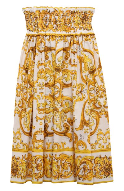 Хлопковая юбка DOLCE & GABBANA, арт. L55I27/FI5JU, фото 1