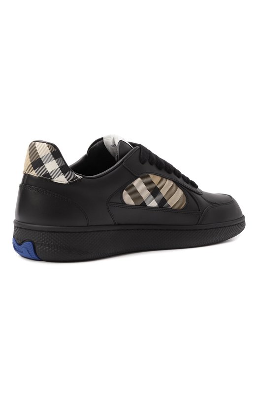 Комбинированные кеды Terrace Burberry 8108650 Чёрный  8108650 Фото 5