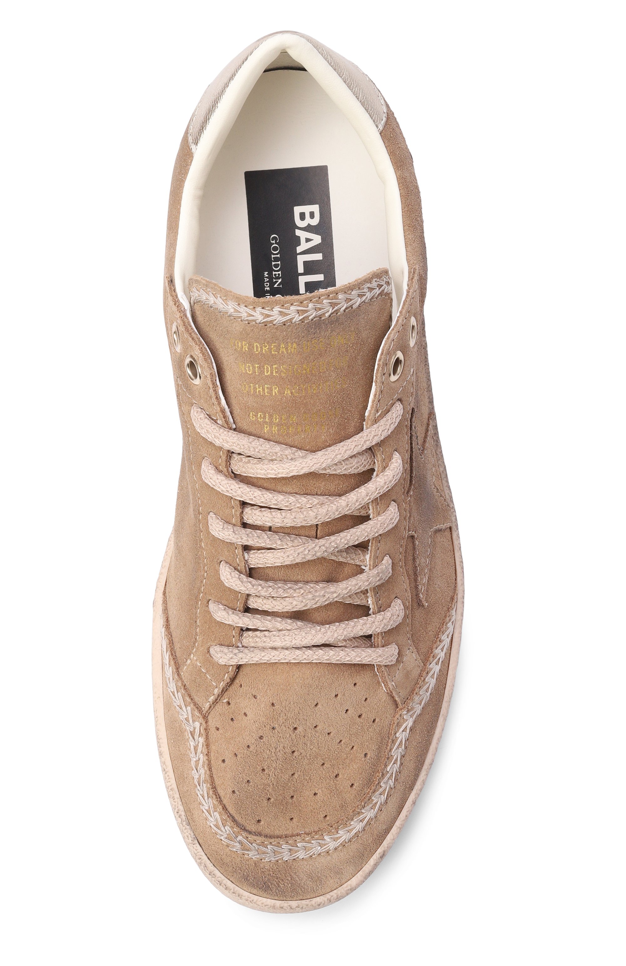 Замшевые кеды ballstar GOLDEN GOOSE DELUXE BRAND, арт. GWF00117.F008707, фото 6