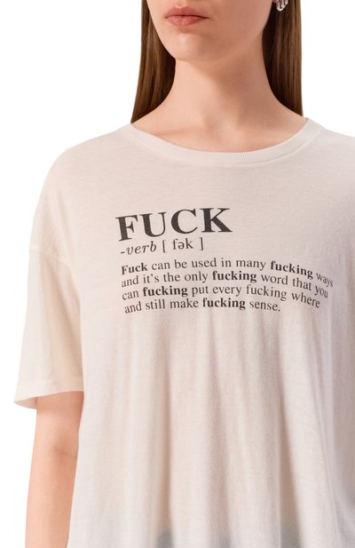 Футболка из хлопка и кашемира R13, арт. R13WK141-K115B, фото 5