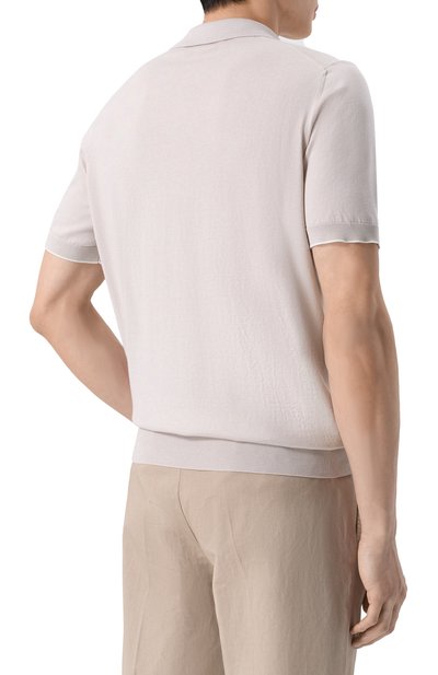Хлопковое поло BRUNELLO CUCINELLI, арт. M29800145, фото 4