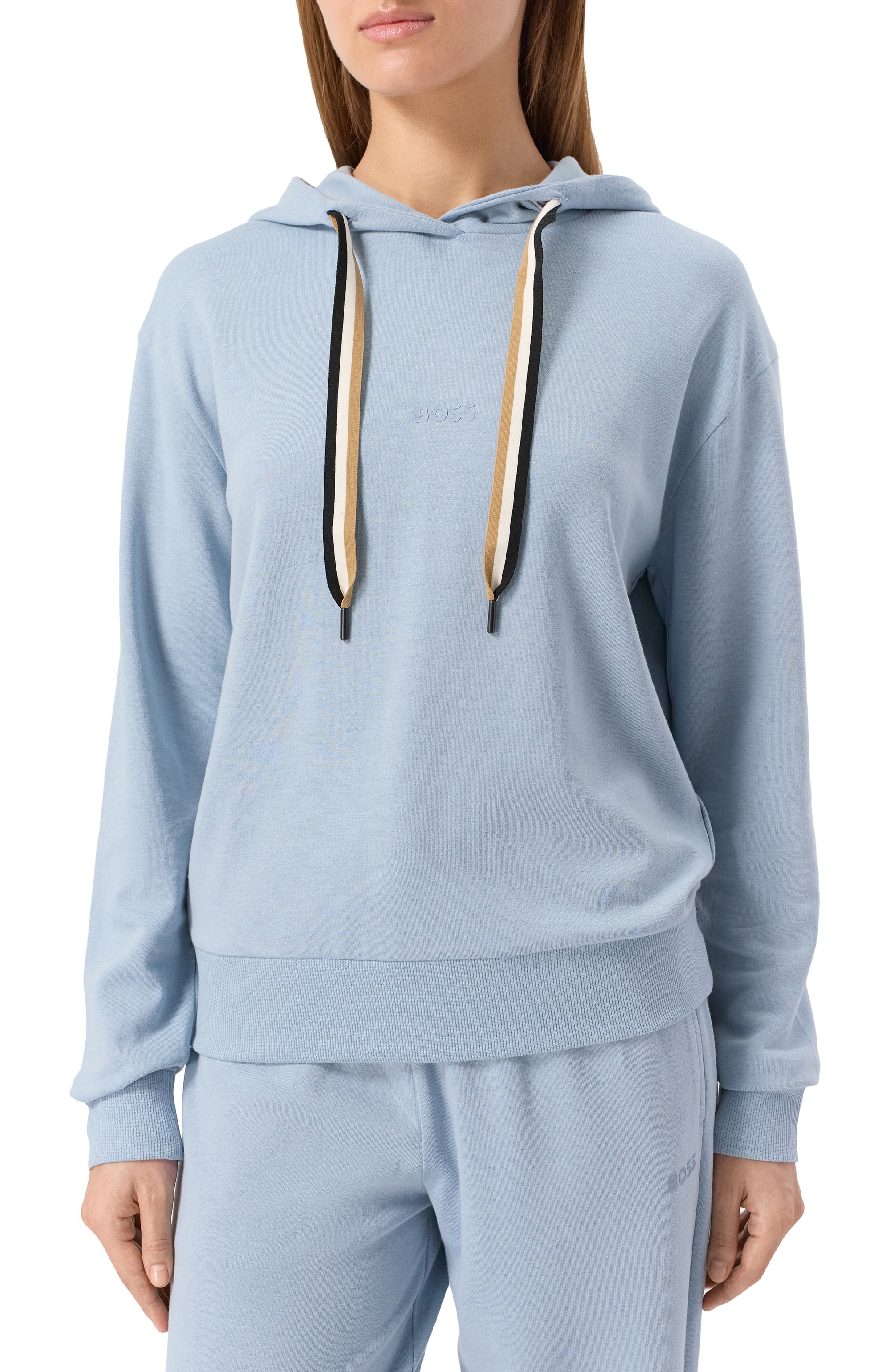 Худи из хлопка и лиоцелла BOSS, арт. 50524760, фото 3