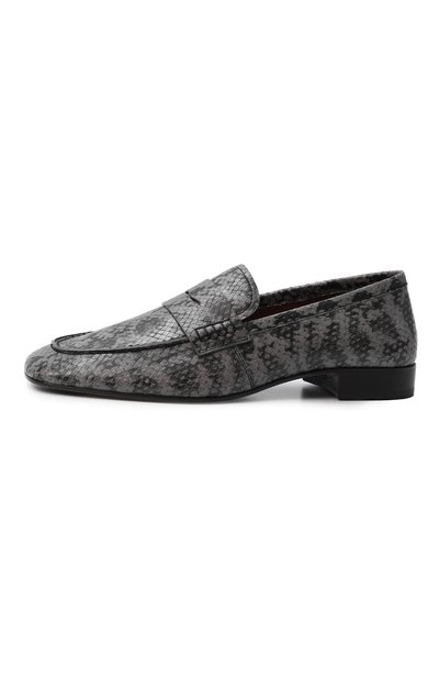 Кожаные пенни-лоферы DRIES VAN NOTEN серого цвета по цене 99500 руб., арт. 131711/0305, фото 4 Кожаные пенни-лоферы DRIES VAN NOTEN, арт. 131711/0305, фото 4