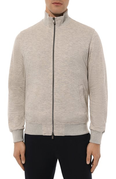 Толстовка из хлопка и кашемира CAPOBIANCO, арт. 17M454.SP00., фото 3