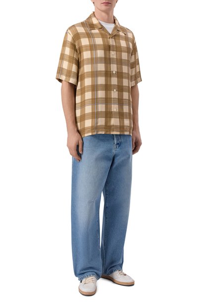 Мужская рубашка из вискозы JIL SANDER, арт. J22DL0364/J65341