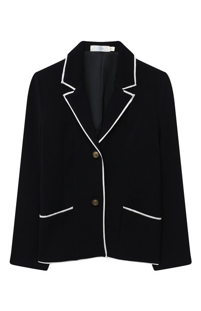 Жакет ZHANNA & ANNA синего цвета по цене 15990 руб., арт. ZADBW200720-08/1, фото 1 Жакет ZHANNA & ANNA, арт. ZADBW200720-08/1, фото 1