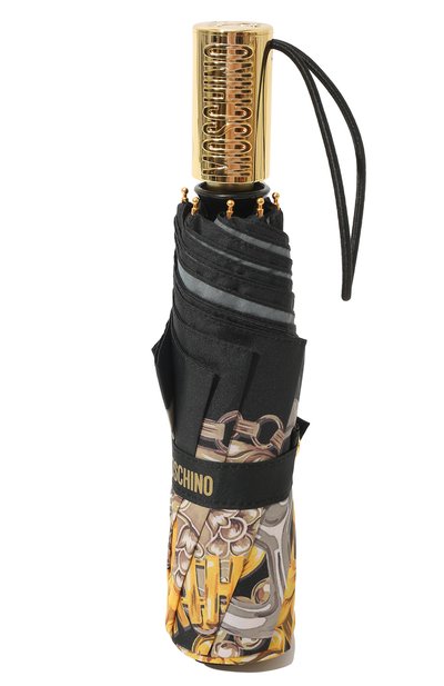 Складной зонт MOSCHINO черного цвета по цене 12950 руб., арт. 8843-0PENCL0SE, фото 4 Складной зонт MOSCHINO, арт. 8843-0PENCL0SE, фото 4