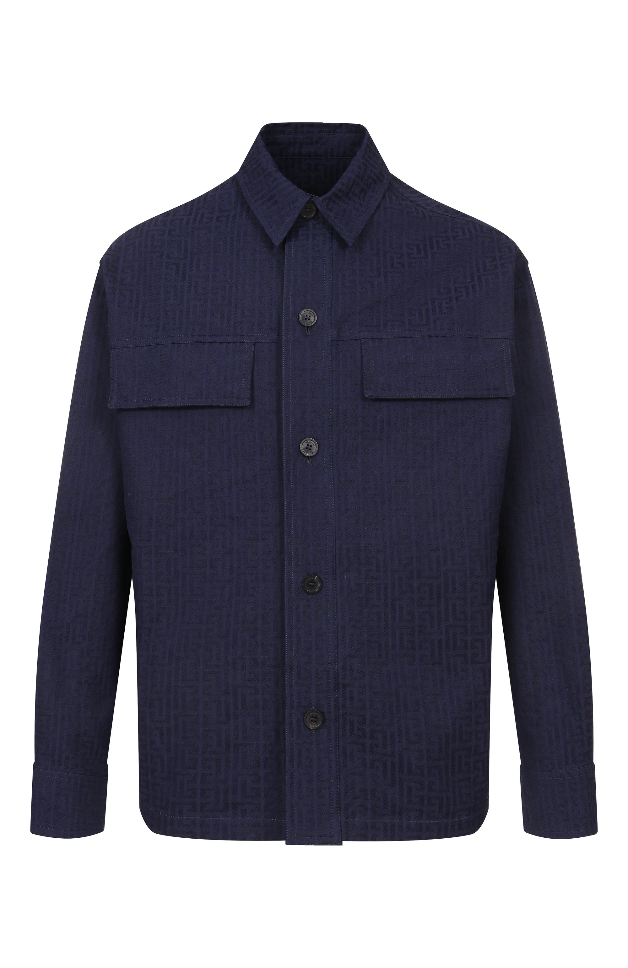 Хлопковая куртка-рубашка BALMAIN, арт. GH1TH881/CG41, фото 1