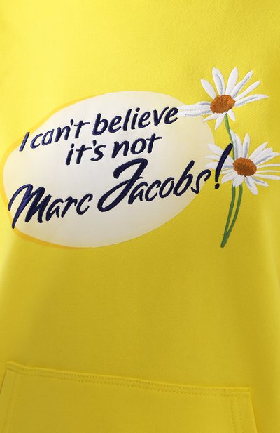 Хлопковое худи с принтом MARC JACOBS (THE) желтого цвета по цене 16850 руб., арт. M4007837, фото 5 Хлопковое худи с принтом MARC JACOBS (THE), арт. M4007837, фото 5