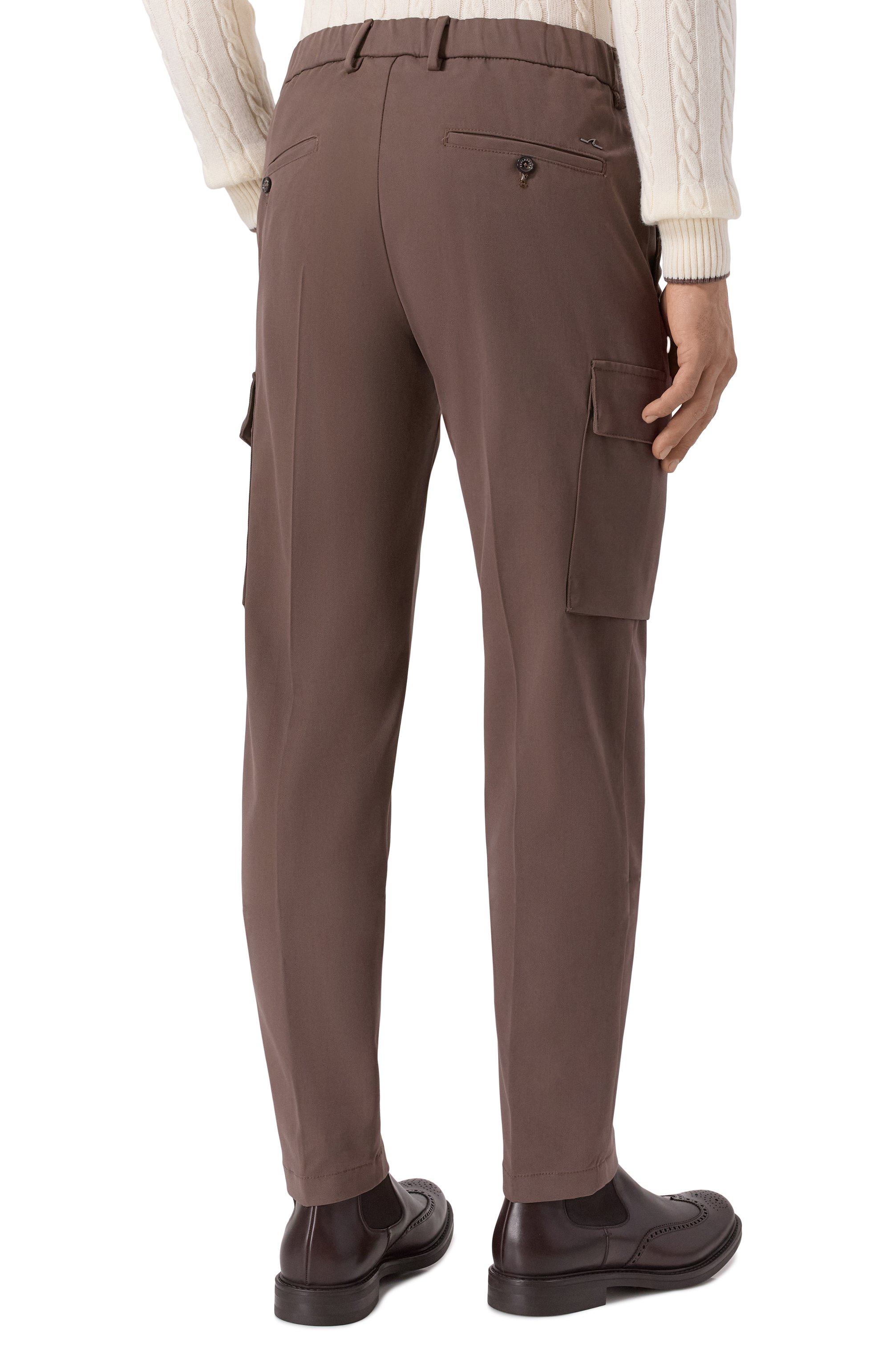 Брюки-карго PAUL&SHARK темно-бежевого цвета по цене 40900 руб., арт. 14314041, фото 4 Брюки-карго PAUL&SHARK, арт. 14314041, фото 4