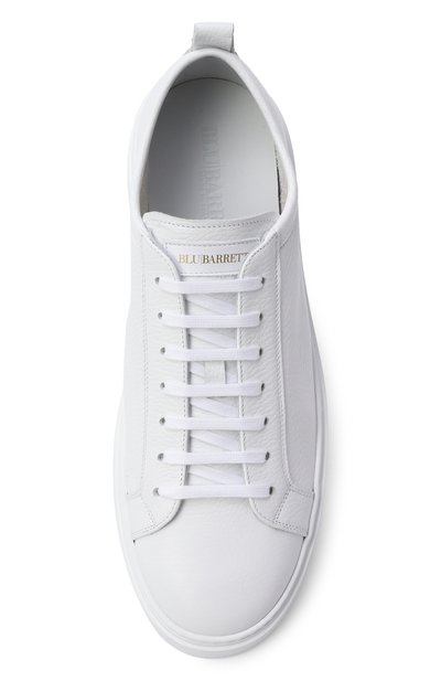 Кожаные кеды foley BLU BARRETT белого цвета по цене 54900 руб., арт. F0LEY-14036.4/GRANA, фото 5 Кожаные кеды foley BLU BARRETT, арт. F0LEY-14036.4/GRANA, фото 5