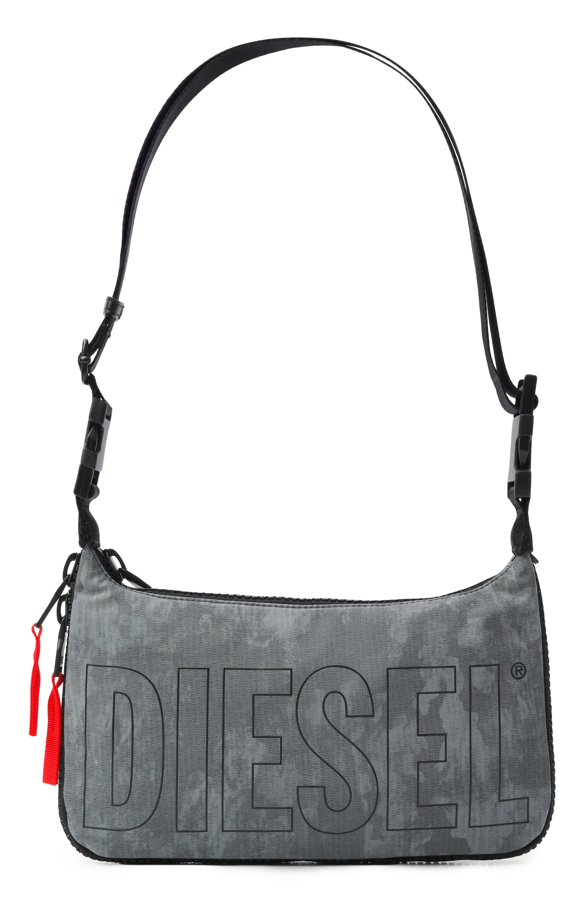 Сумка zip-d DIESEL серого цвета по цене 22900 руб., арт. X10315/P8775, фото 1 Сумка zip-d DIESEL, арт. X10315/P8775, фото 1