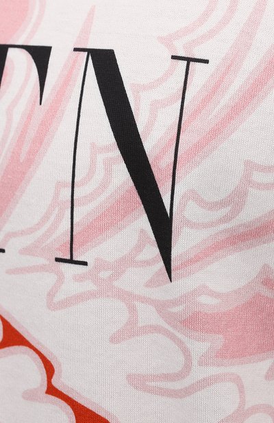 Хлопковая футболка VALENTINO, арт. VV3MG09P7B6, фото 5