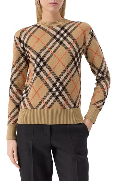 Шерстяной пуловер BURBERRY, арт. 8093486, фото 3