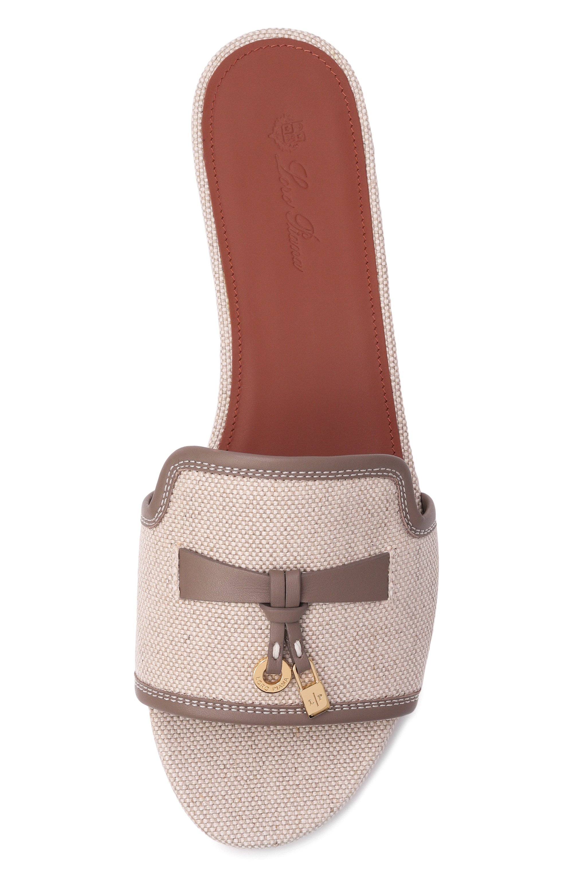 Текстильные шлепанцы summer charms LORO PIANA, арт. FAQ6328, фото 6