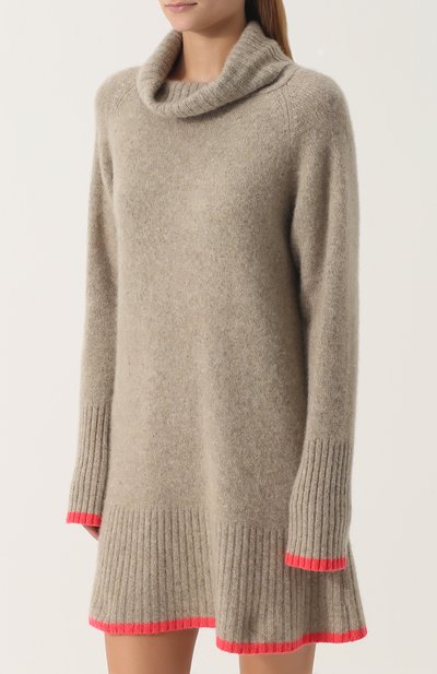 Кашемировое мини-платье с воротником-хомут THE ELDER STATESMAN, арт. TURDR, фото 3