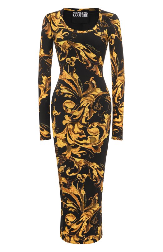 Платье из вискозы Versace Jeans Couture 79HA0920/JS500 Разноцветный 79HA0920/JS500