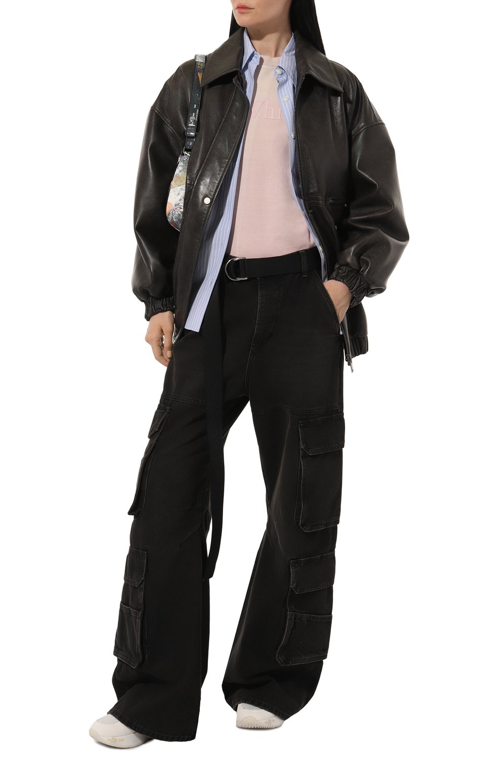 Хлопковая футболка OFF-WHITE, арт. 0WAA049S24JER001, фото 2