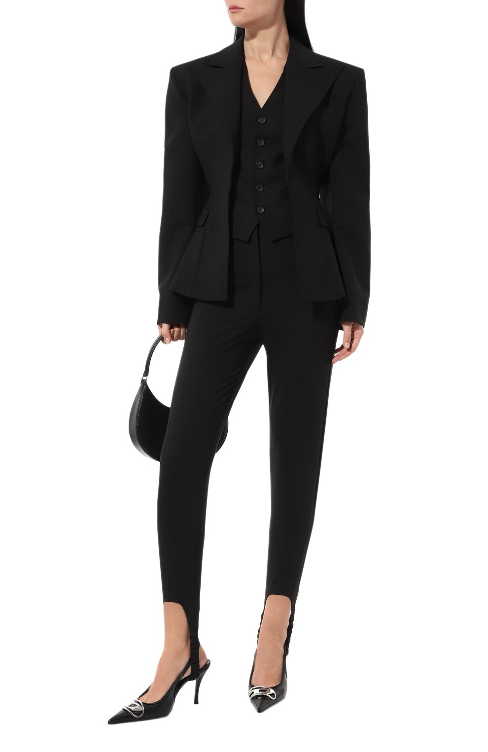 Шерстяные брюки со штрипками GIUSEPPE DI MORABITO, арт. FW23085PA-229, фото 2