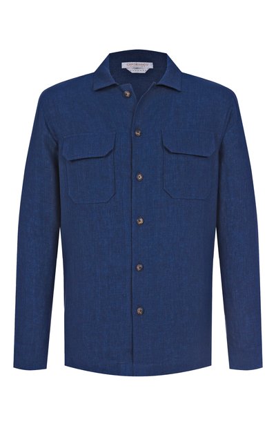 Мужская льняная рубашка CAPOBIANCO, арт. 18M501.LL00.