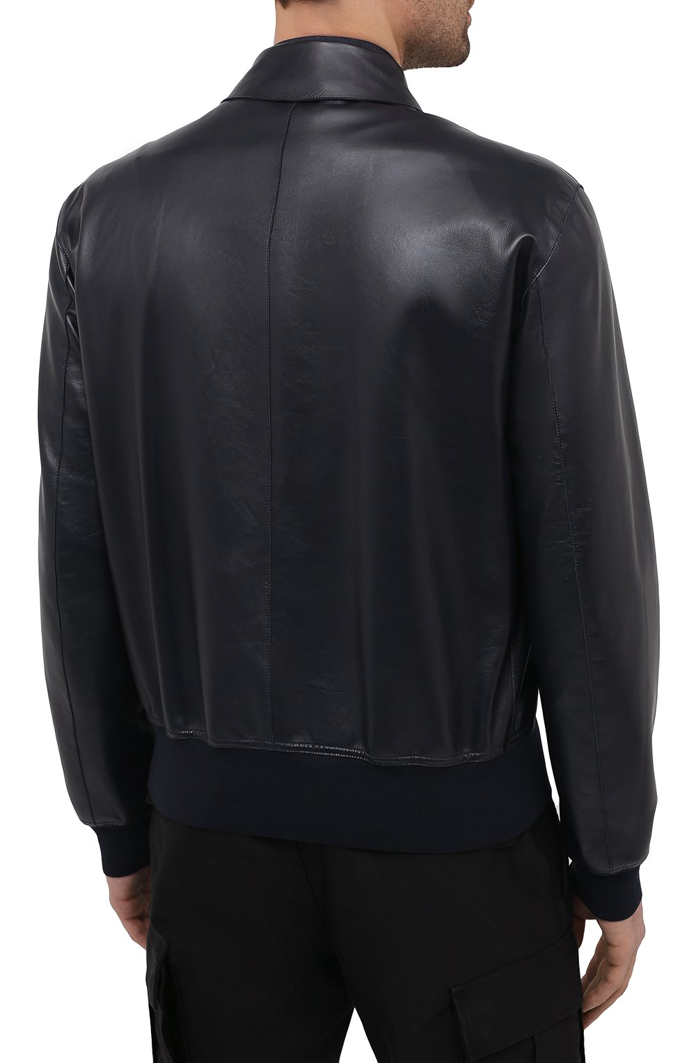 Кожаный бомбер GIORGIO ARMANI, арт. ASR13P/ASP11, фото 4