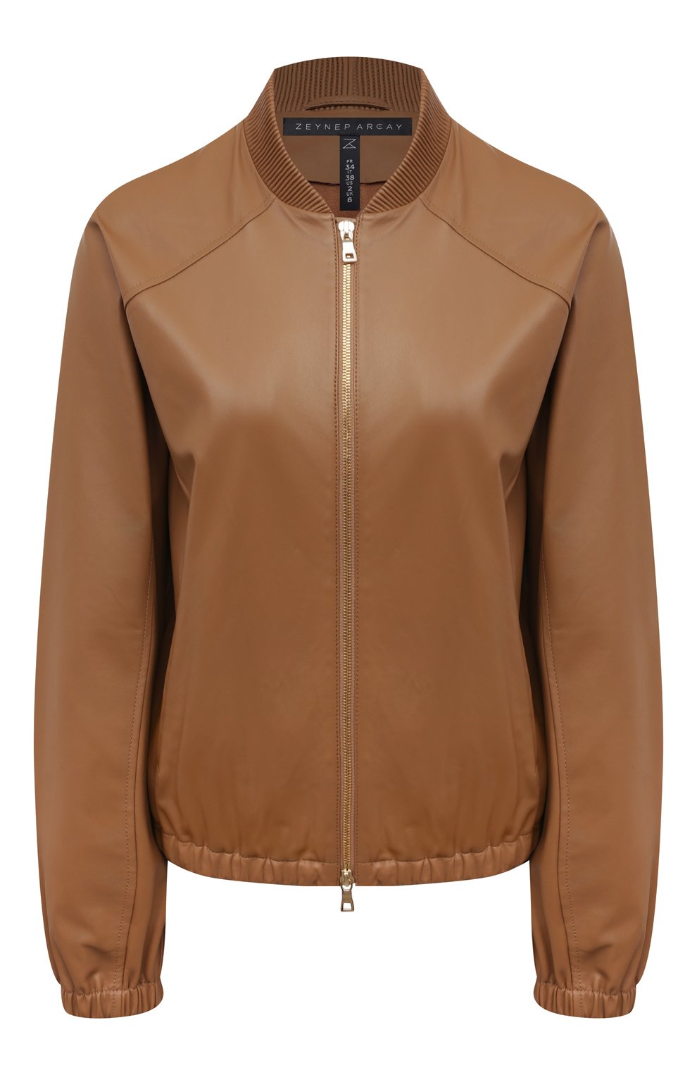 Кожаный бомбер ZEYNEP ARCAY, арт. SS22JK08, фото 1