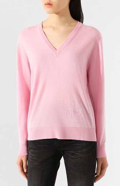 Шерстяной пуловер N21, арт. 20E N2M0/A005/7019, фото 3