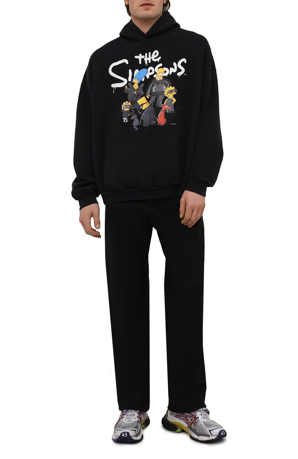 Хлопковое худи balenciaga x the simpsons BALENCIAGA, арт. 674986/TLVG8, фото 2