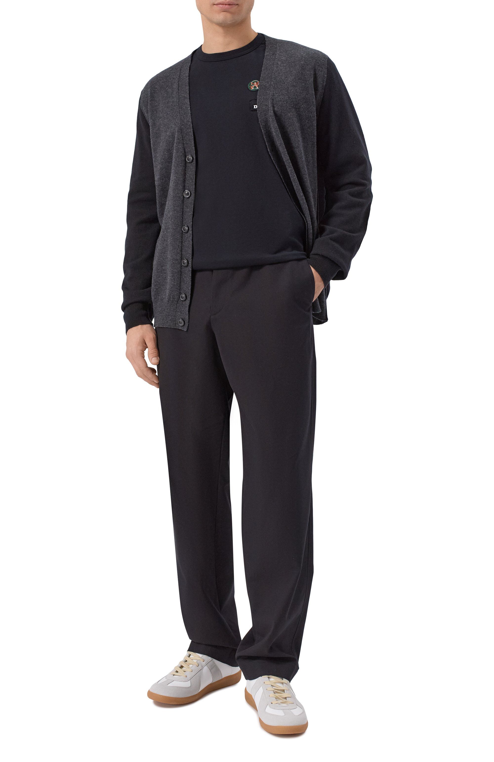 Брюки из хлопка и шерсти DRIES VAN NOTEN, арт. 020906/3302, фото 2