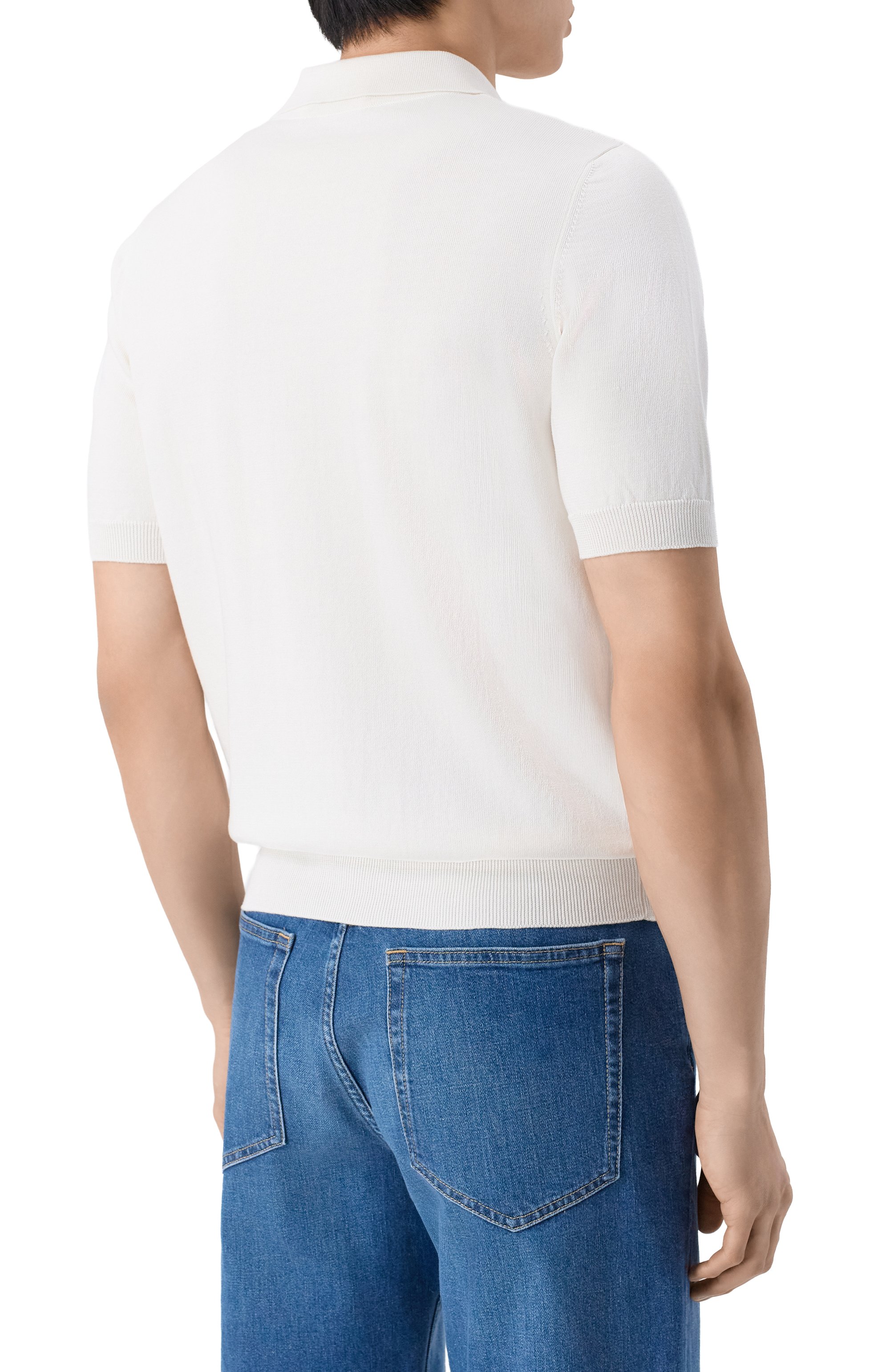 Поло из хлопка и шелка ZILLI, арт. KZP002M0142VLAP00, фото 4