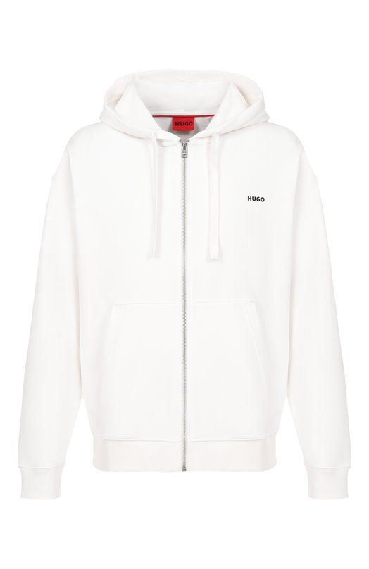 Хлопковая толстовка HUGO 50548651 Белый 50548651