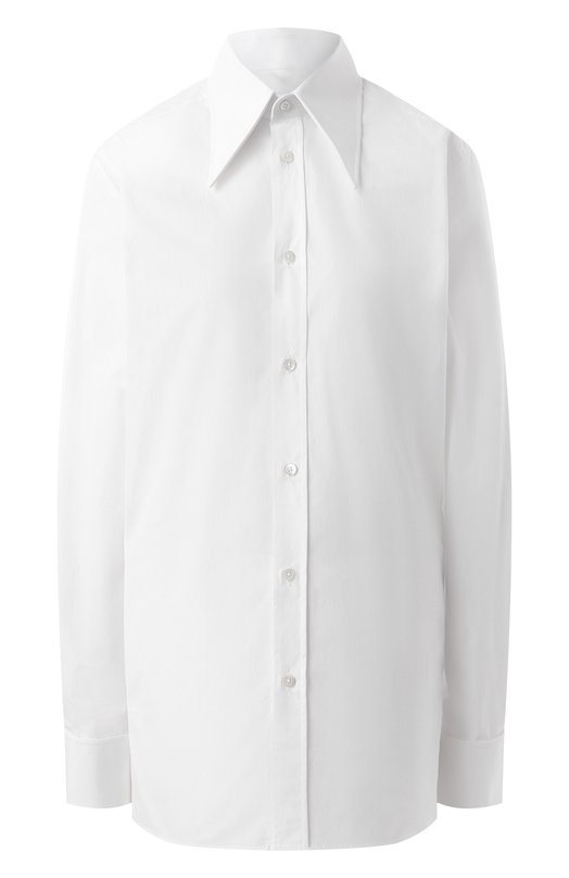 Хлопковая рубашка Maison Margiela S50DT0038/S43001 Белый S50DT0038/S43001