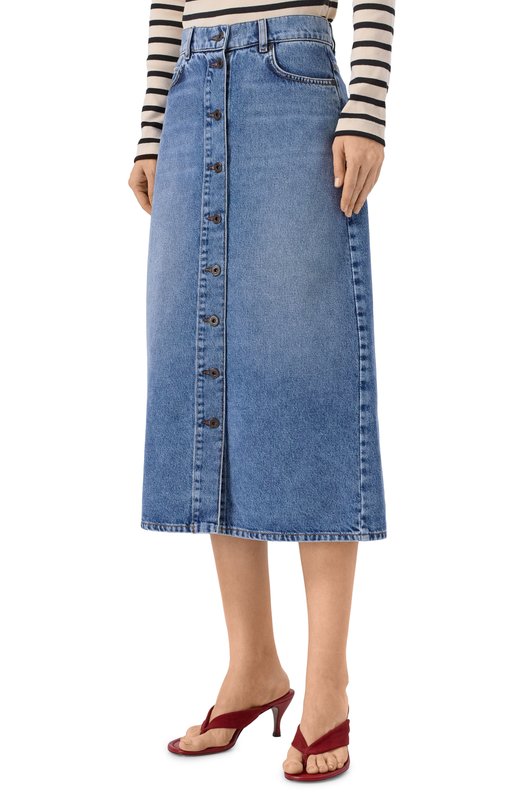 Джинсовая юбка Asti Weekend Max Mara WKDASTI Синий  WKDASTI Фото 3