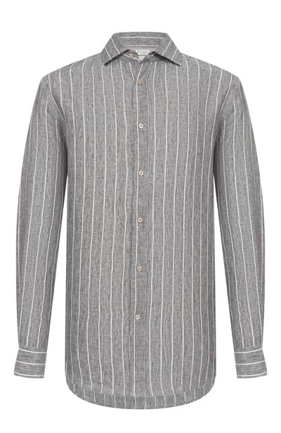 Мужская льняная рубашка BRUNELLO CUCINELLI, арт. MA6860627