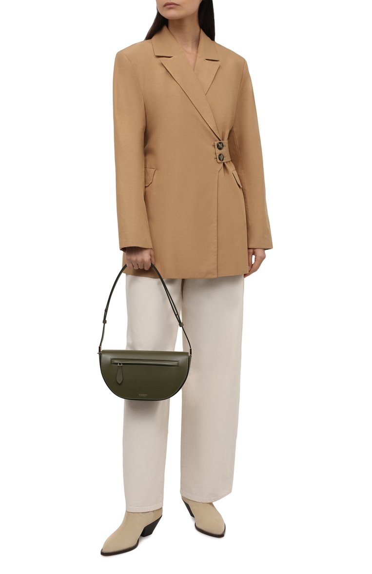 Жакет из хлопка и льна GANNI, арт. F5873, фото 2