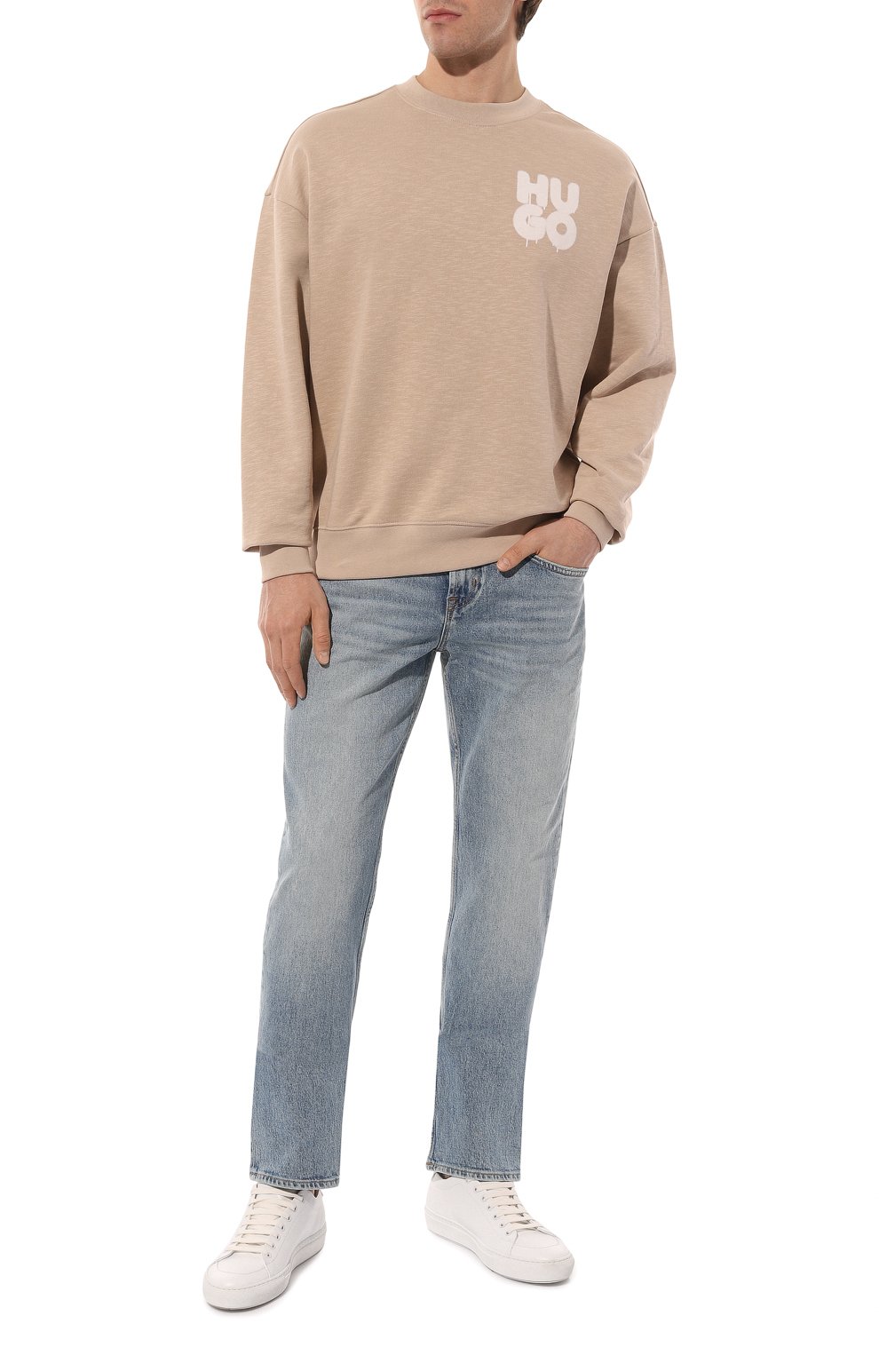 Хлопковый свитшот HUGO, арт. 50487526, фото 2