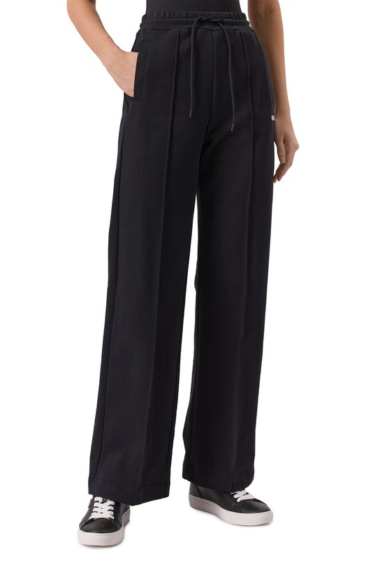 Хлопковые брюки MSGM 3841MDP78/257000 Чёрный  3841MDP78/257000 Фото 3