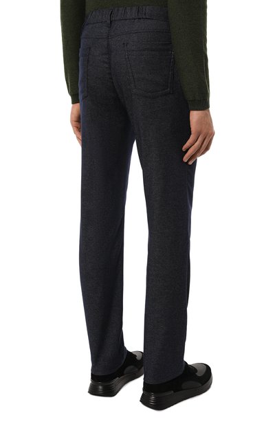 Брюки из шерсти и хлопка ZILLI, арт. J5T201M0221VZG000, фото 4